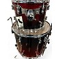 Used PDP by DW 6 Piece Concept Series Red and black Drum Kit