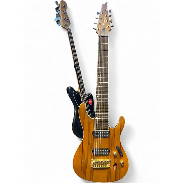 Used Ibanez S5528LW HAZLENUT ALE BROWN Solid Body Electric Guitar