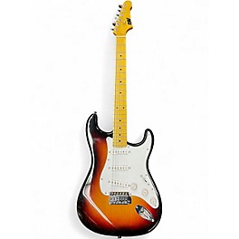 Used Iyv Strat Style  Tobacco Burst Solid Body Electric Guitar