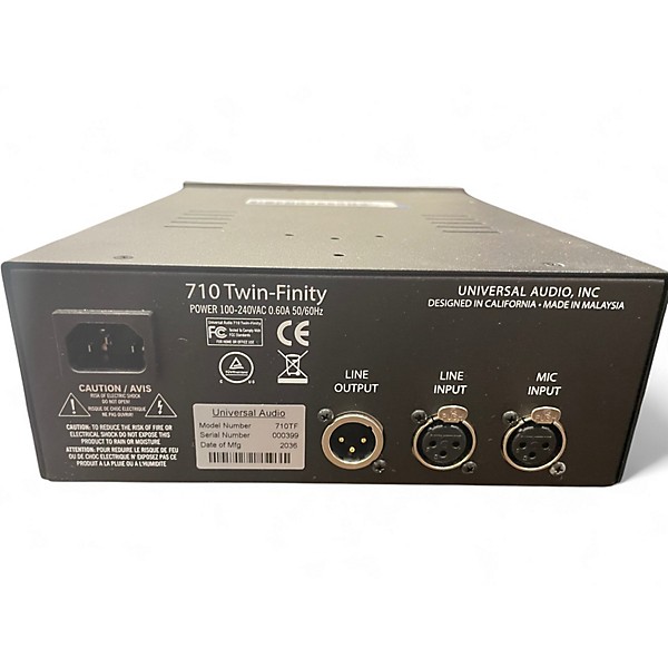 Used Universal Audio 710TF Microphone Preamp