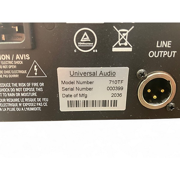 Used Universal Audio 710TF Microphone Preamp
