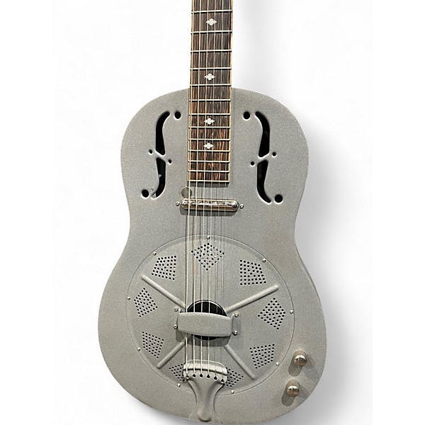Used Gold Tone GRE PAUL BEARD METAL BODY Gray Resonator Guitar