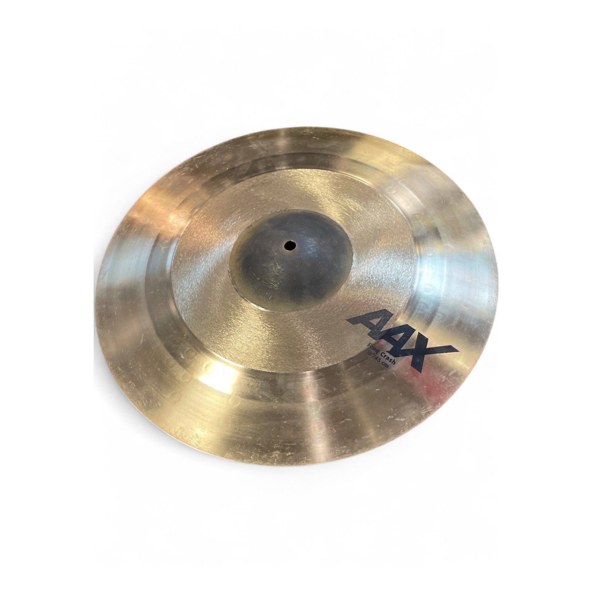 【値下げ】SABIAN AAX  Stage Crash 18インチ中古 Used SABIAN 18in AAX FREQ Crash Cymbal 38 | Guitar Center