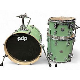 Used PDP by DW 3 Piece Concept Series Bop  Satin Seafoam Drum Kit
