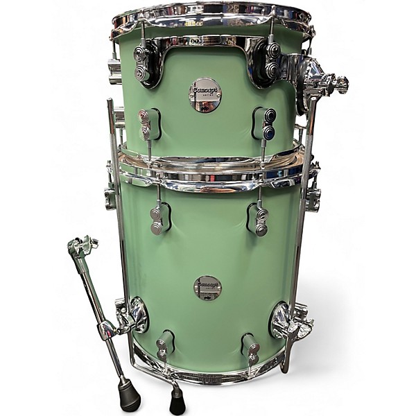Used PDP by DW 3 Piece Concept Series Bop  Satin Seafoam Drum Kit