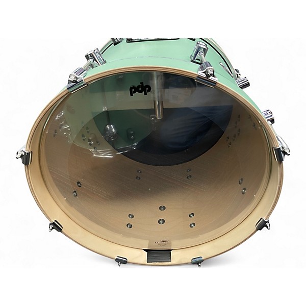 Used PDP by DW 3 Piece Concept Series Bop  Satin Seafoam Drum Kit