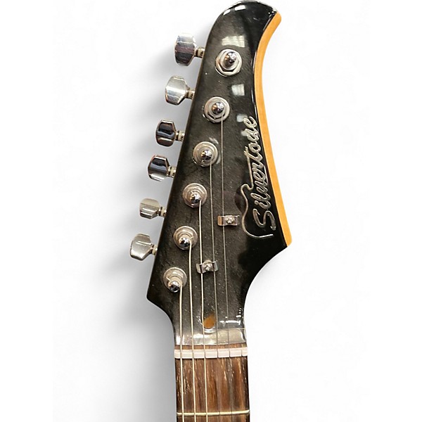 Used Silvertone SS15 REVOLVER Blue Solid Body Electric Guitar