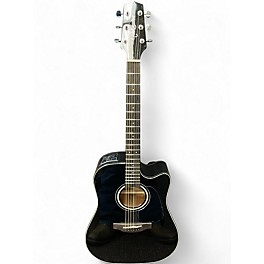 Used Takamine GD30CE Black Acoustic Electric Guitar