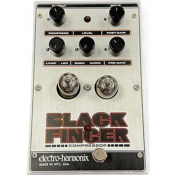 Used Electro-Harmonix Black Finger Compressor Effect Pedal