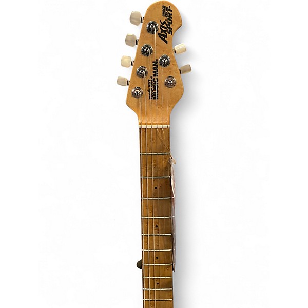 Used 2010s Ernie Ball Music Man Axis Super Sport red Solid Body Electric Guitar