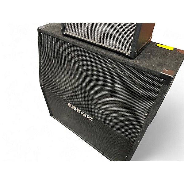 Used Seismic Audio 4X12 Slant Guitar Cabinet