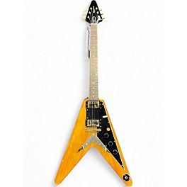 Used Epiphone FLYING V KORINA Natural Solid Body Electric Guitar