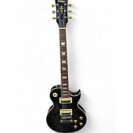 Used Vintage V100LP Charcoal Solid Body Electric Guitar