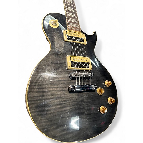 Used Vintage V100LP Charcoal Solid Body Electric Guitar