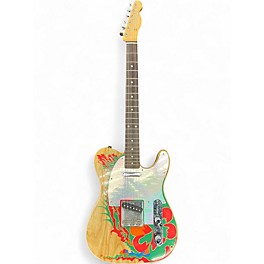 Used 2020 Fender Jimmy Page Dragon Art Telecaster Natural Solid Body Electric Guitar