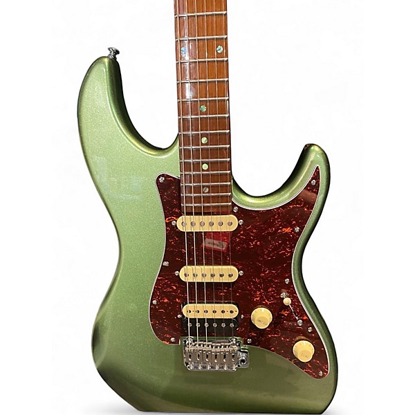Used Larry Carlton SIRE GREEN Solid Body Electric Guitar