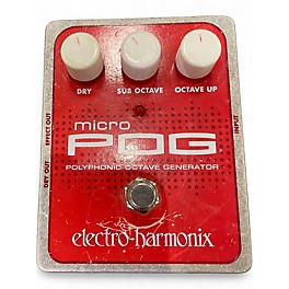 Used Electro-Harmonix Micro Pog Polyphonic Octave Generator Effect Pedal