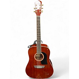Used Washburn WD100DLMK-U Mahogany Acoustic Guitar