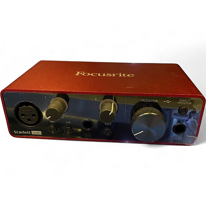 Focusrite オーディオインターフェース Scarlett Solo G3 Used Focusrite Scarlett Solo Audio Interface | Guitar Center