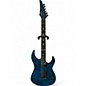 Used Legator Ninja N6SS Super Shred Blue Burl Solid Body Electric Guitar thumbnail