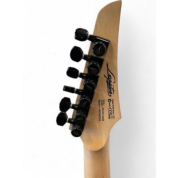 Used Legator Ninja N6SS Super Shred Blue Burl Solid Body Electric Guitar