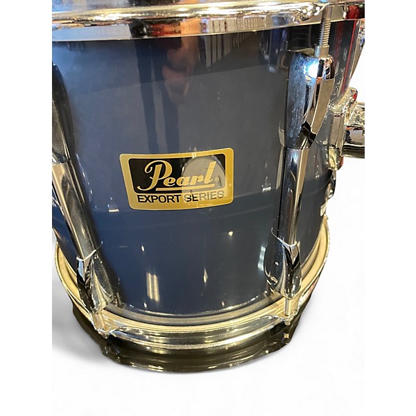 Used Pearl 5 Piece Export NAVY Drum Kit