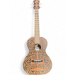 Used Luna Tribal Tenor Mahogany Natural Ukulele
