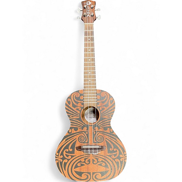 Used Luna Tribal Tenor Mahogany Natural Ukulele