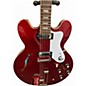 Used Epiphone RIVIERA E360 TD Burgundy Hollow Body Electric Guitar
