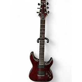 Used Schecter Guitar Research Hellraiser C1 Black Cherry Solid Body Electric Guitar