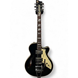 Used PEERLESS Retroman P3 Black Hollow Body Electric Guitar