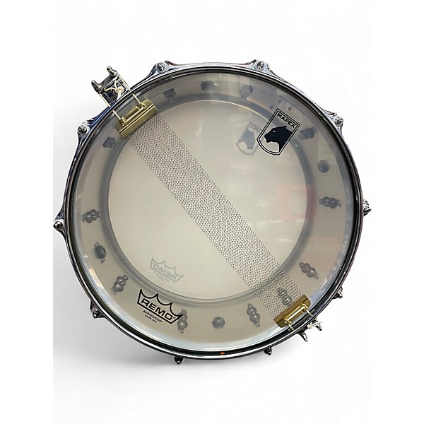 Used Mapex 14in Black Panther Atomizer snare Steel Drum