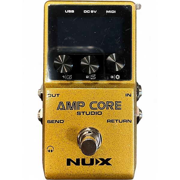 Used NUX Amp Core Studio Amp Modeling Pedal Effect Processor