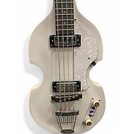 Used Hofner  Ignition HI Series HIBBPE Pearl White Electric Bass Guitar