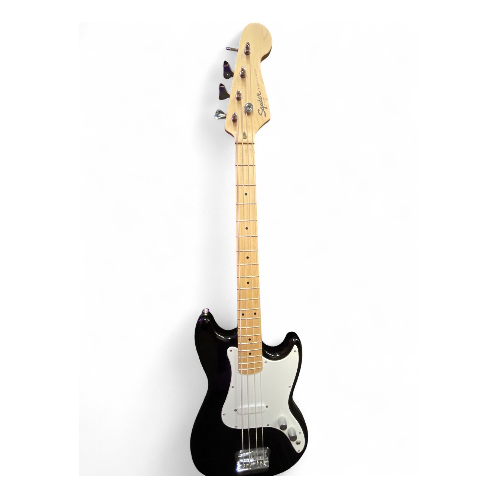 Used Squier Bronco Black Electric Bass Guitar Black | Guitar