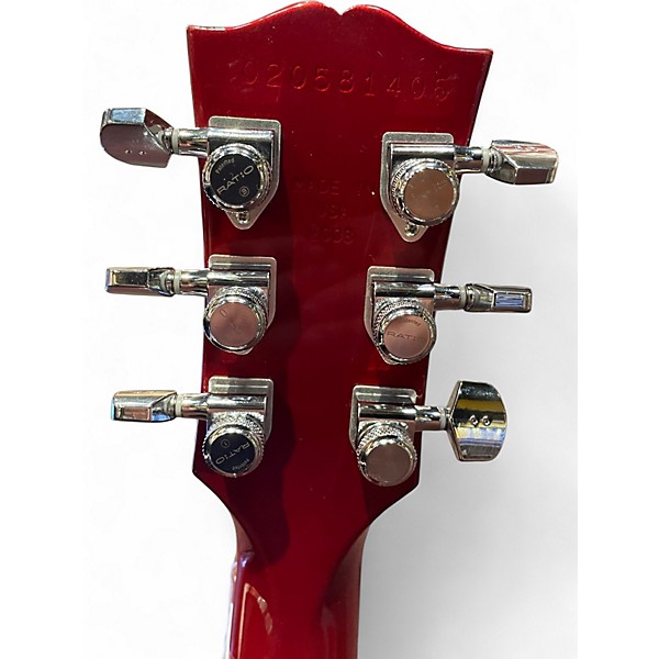 Used 2008 Gibson Les Paul Robot Cherry Solid Body Electric Guitar