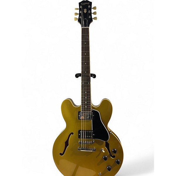 Used Epiphone ES335 Metallic Gold Hollow Body Electric Guitar