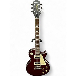 Used Epiphone Les Paul Traditional Pro IV Worn Cherry Solid Body Electric Guitar