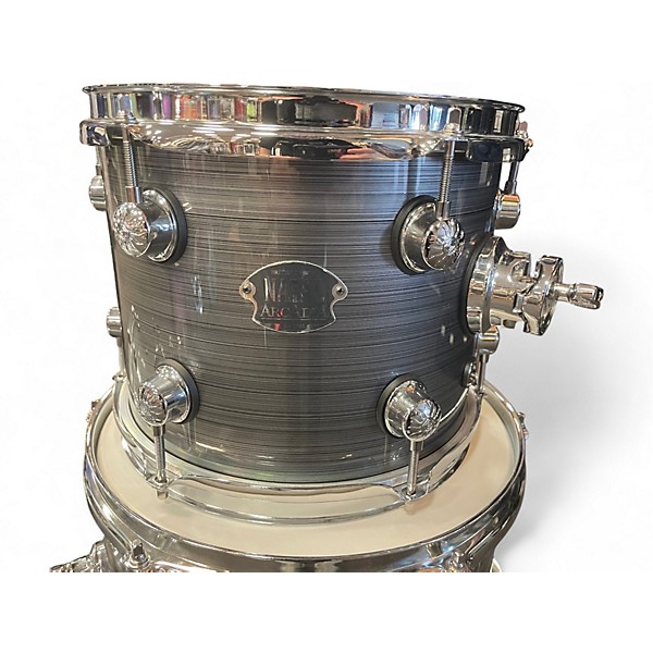 Used Natal Drums 4 Piece ARCADIA SILVER MIST GROVES Drum Kit