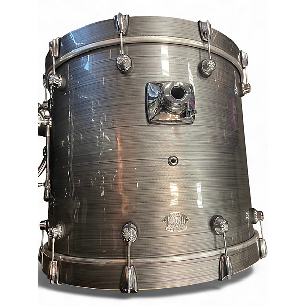 Used Natal Drums 4 Piece ARCADIA SILVER MIST GROVES Drum Kit