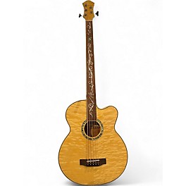 Used Michael Kelly MKDF5FL Dragonfly 5 String Natural Acoustic Bass Guitar
