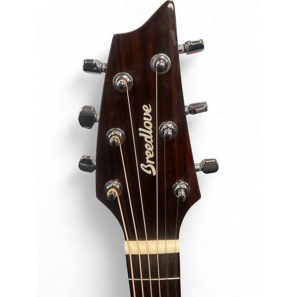 Used Breedlove Solo Concert Natural Acoustic Electric Guitar