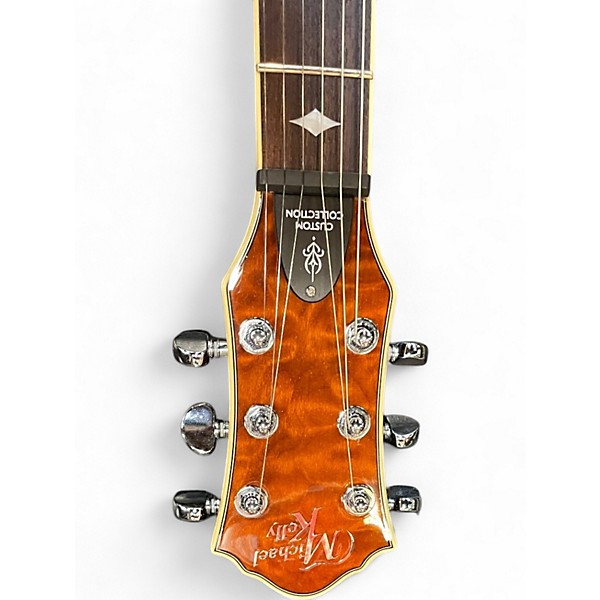 Used Michael Kelly CUSTOM COLLECTION PATRIOT QUILTED SCORCHED BURST Solid Body Electric Guitar