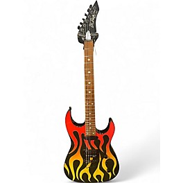 Used B.C. Rich ASM TORCHY FLAMES Solid Body Electric Guitar