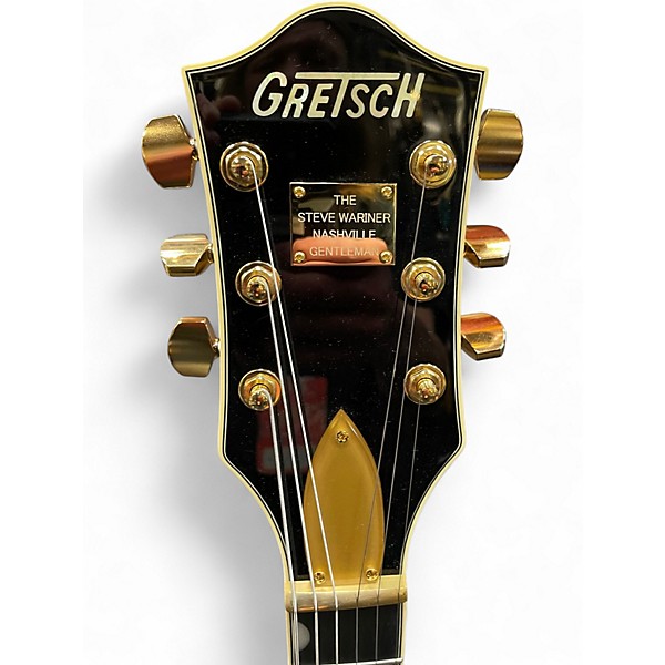 Used Gretsch Guitars G6120T-SW-MCB Nashville Gentlemen Steve Wariner Signature Black Magic Hollow Body Electric Guitar