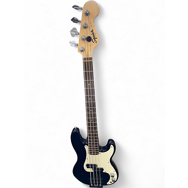 Used Squier mini p bass Black Electric Bass Guitar