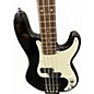 Used Squier mini p bass Black Electric Bass Guitar