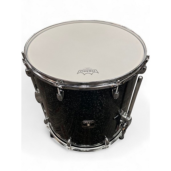 Used Gretsch Drums 5 Piece Catalina Club Rock BLACK SPARKLE Drum Kit