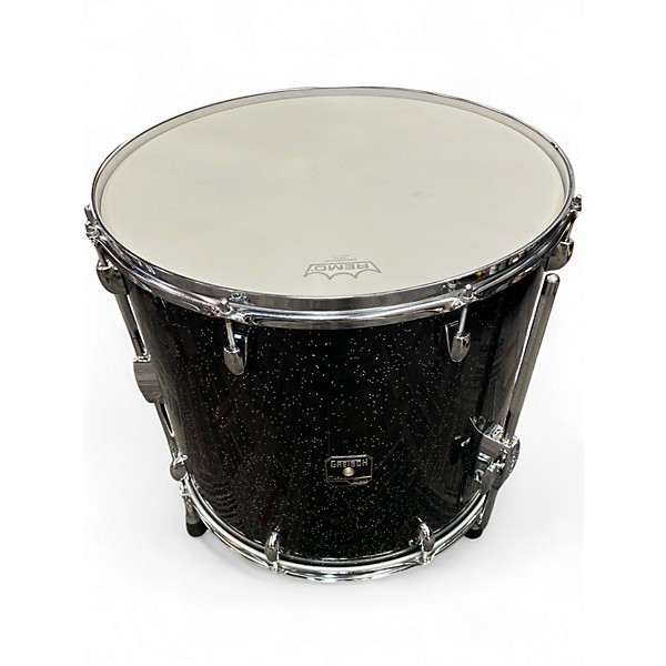 Used Gretsch Drums 5 Piece Catalina Club Rock BLACK SPARKLE Drum Kit