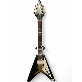 Used Epiphone Flying V Black Solid Body Electric Guitar